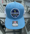 Blu Circle Patch Hat- light blue