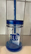 Blue Mason Jar Cup